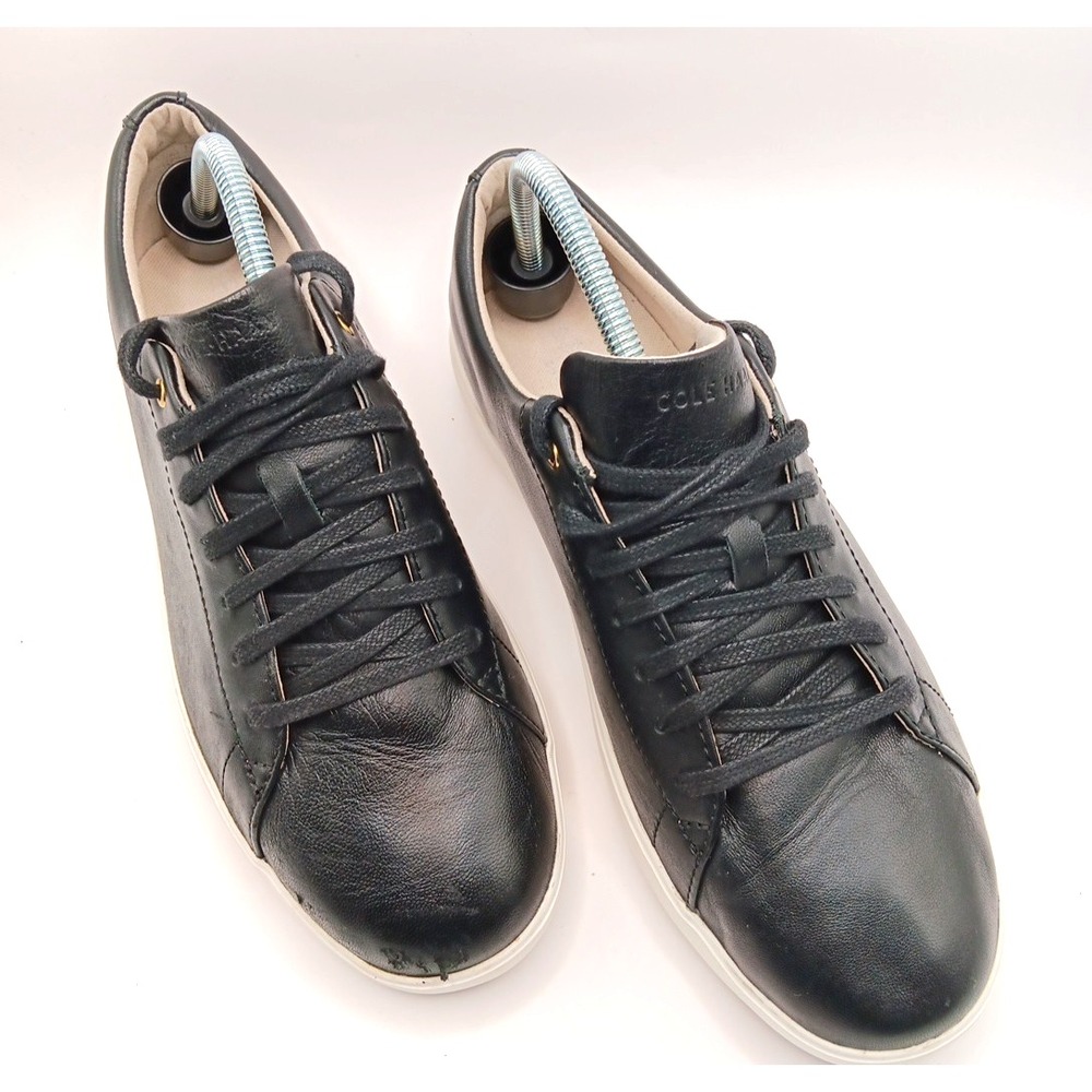 Cole Haan Grand Crosscourt Women's Black Leather Sneakers Size 9B W11175